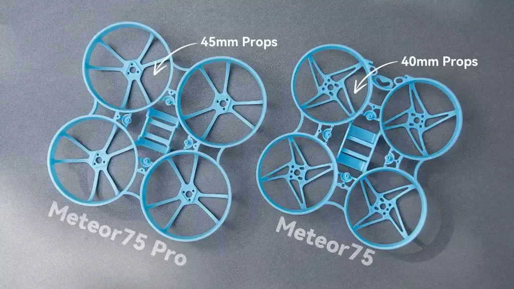 Cadre de Drone BETAFPV Meteor75 Pro, cadre principal de remplacement en Fiber de carbone pour pièces de bricolage de quadrirotor sans balais FPV