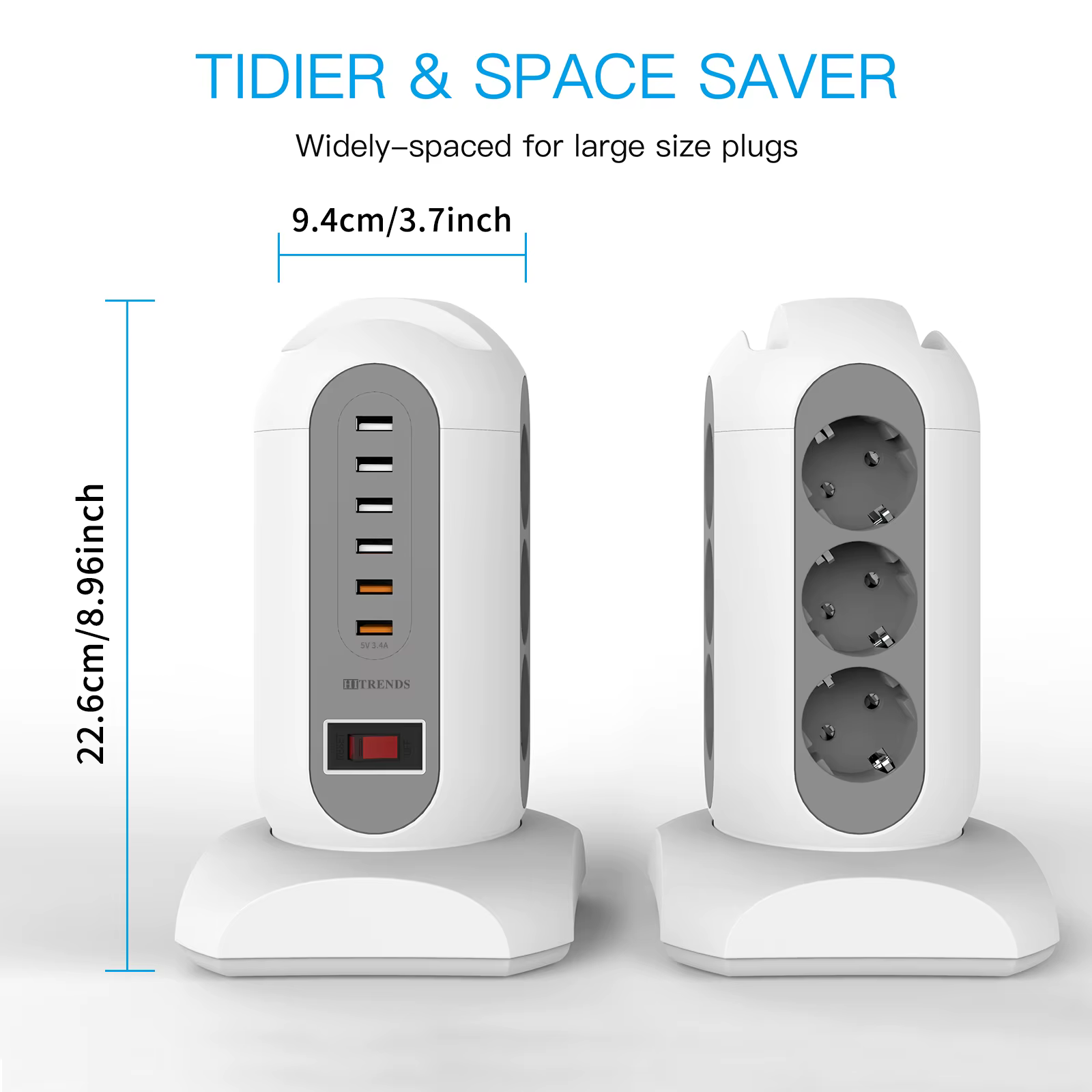 Multiprise tour 15 en 1 2500 W