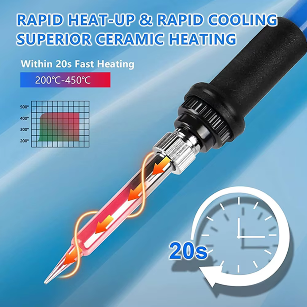 Kit de fer à souder électrique 220V 60W