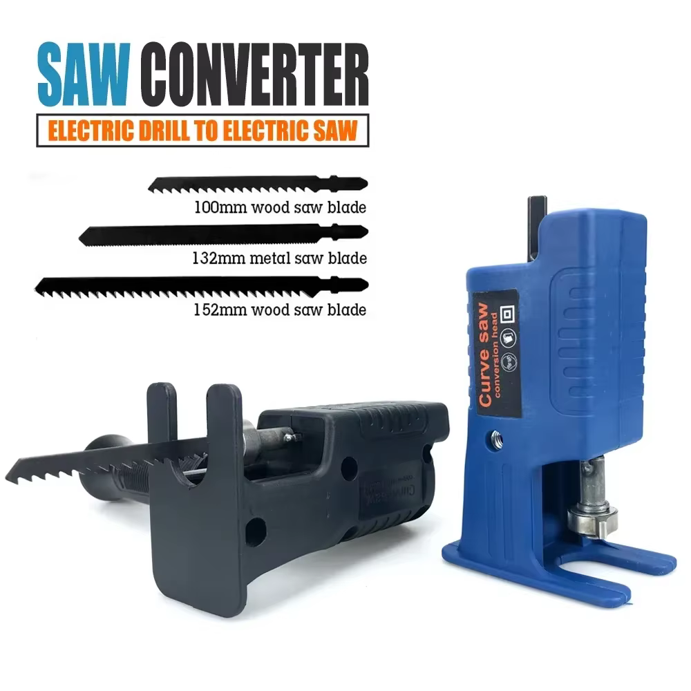 Perceuse électrique modifiée en scies électriques