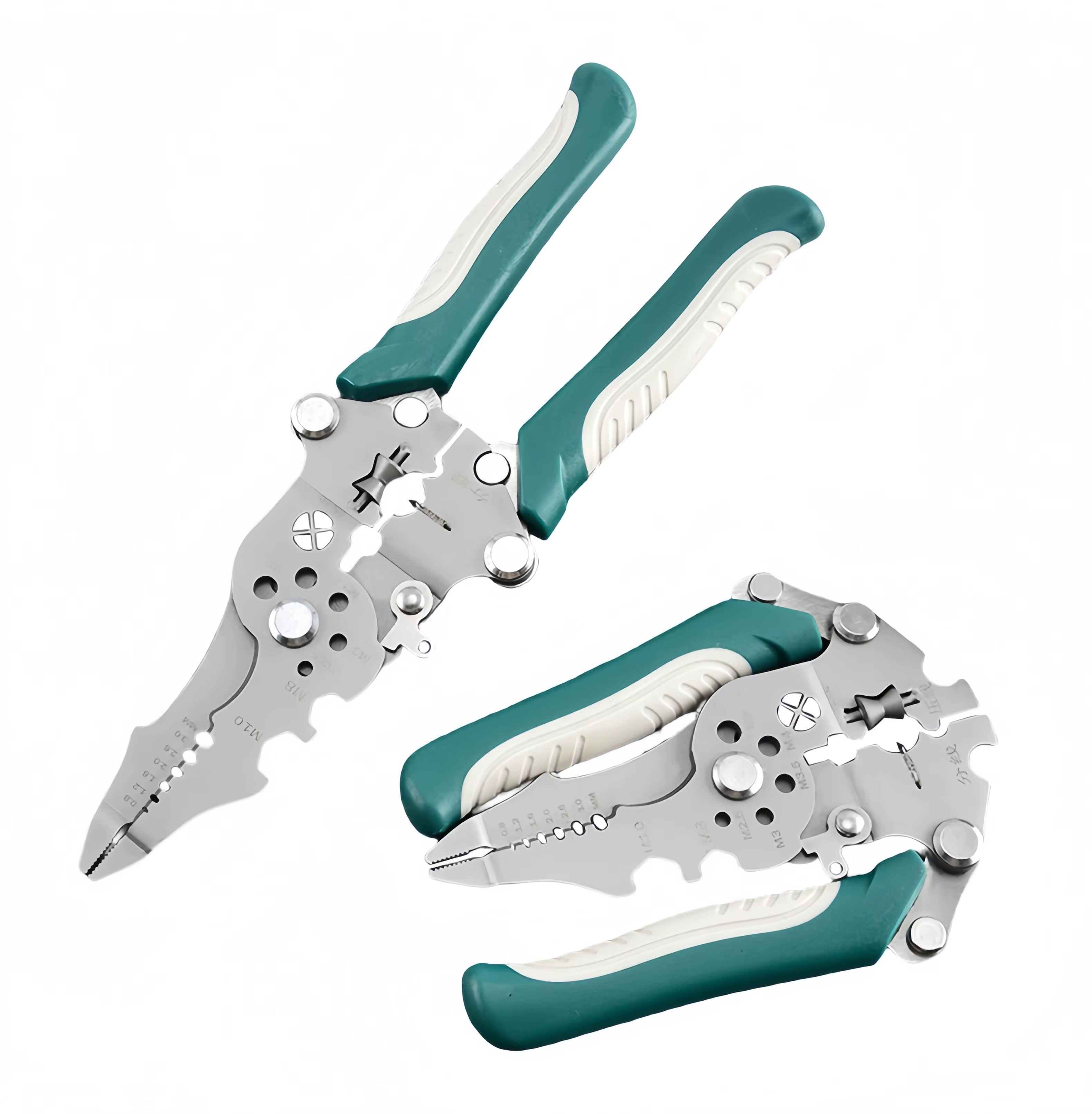 Pince multifonction pliable pour dénuder