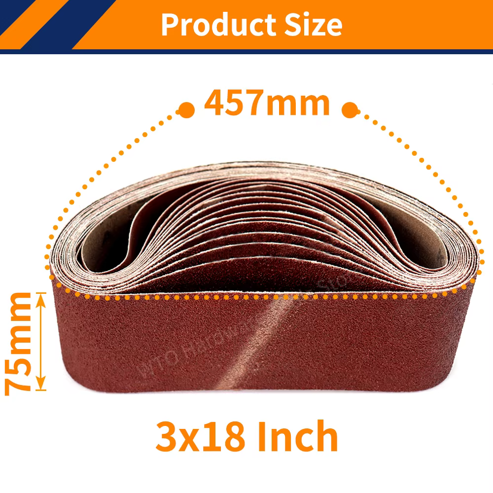 Bande abrasive pour le travail de calcul