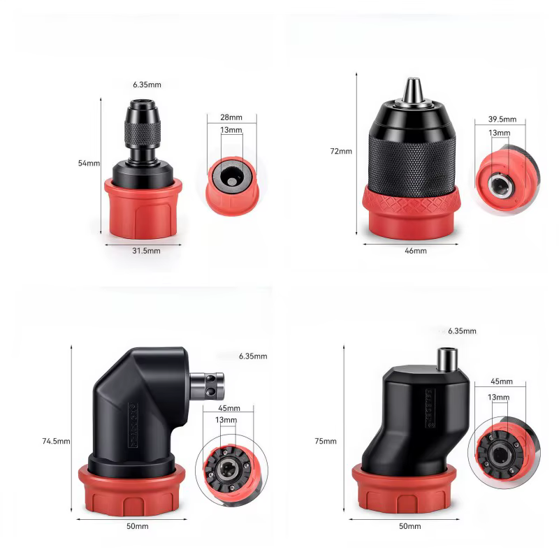 Mandrin de conversion à dégagement rapide pour embouts hexagonaux de 6