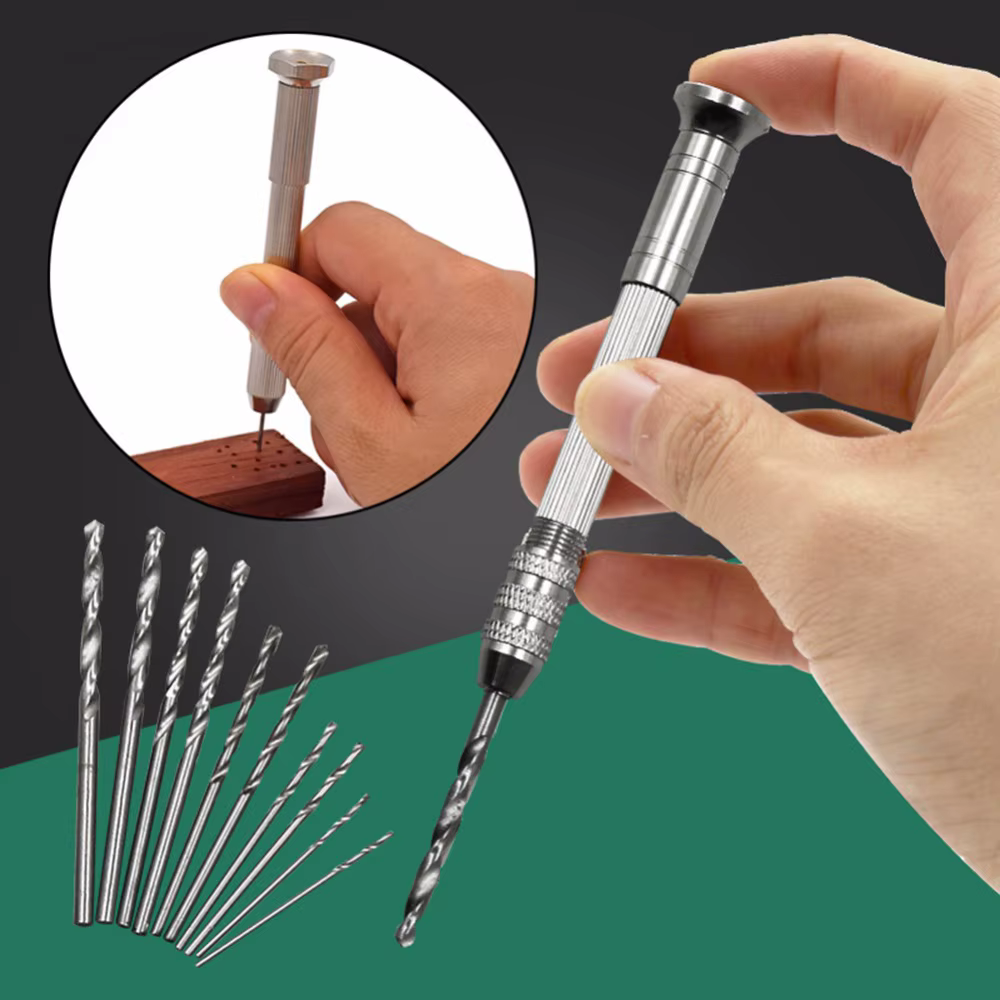 Mini perceuse à main en aluminium de haute qualité