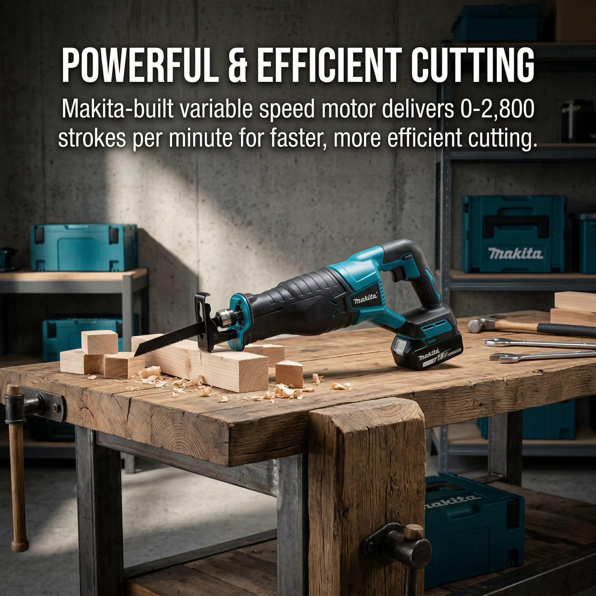 Scie à recouper sans fil Makita 18V