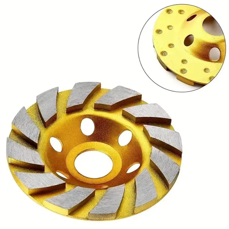 Meule en diamant Turbo pour béton de 4 pouces