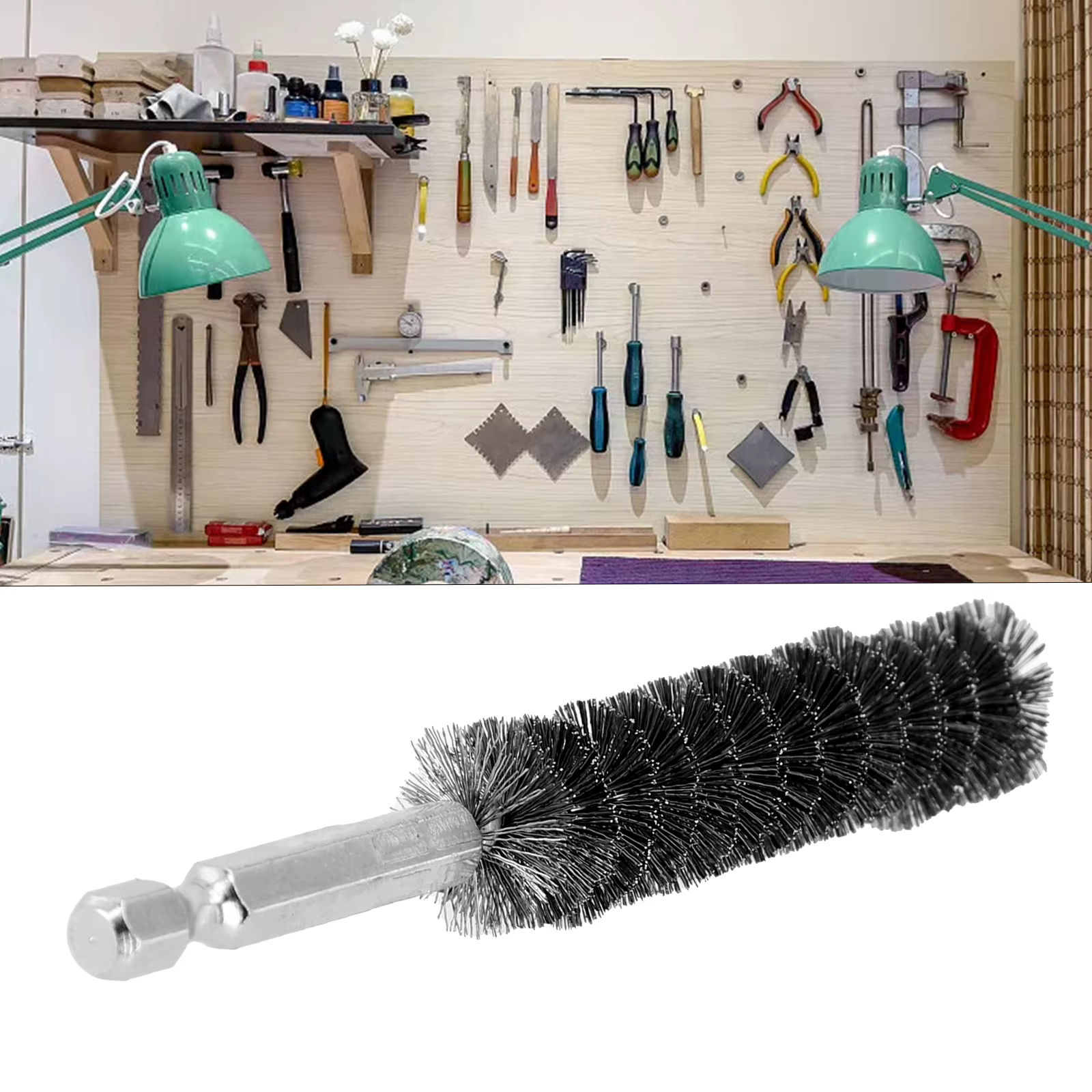 Brosse métallique de 8 à 19mm