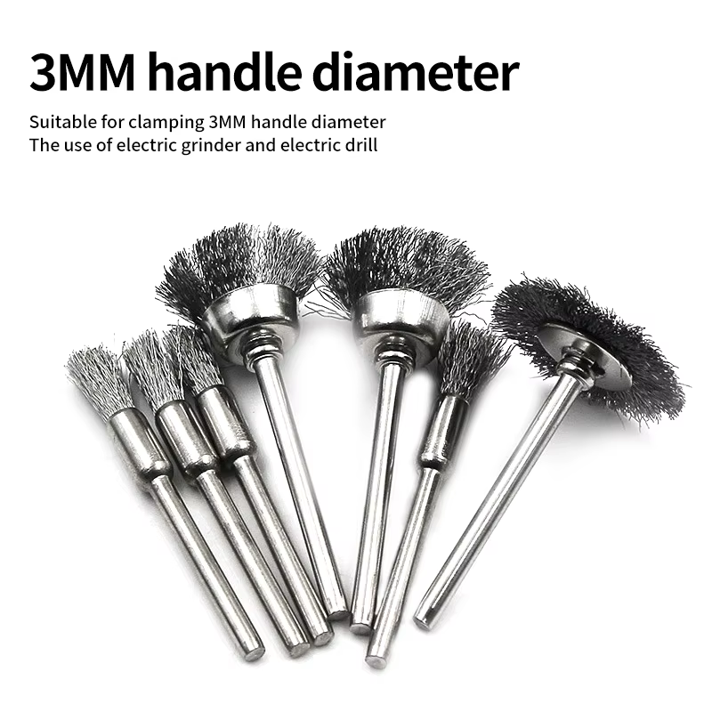 Mini brosses métalliques en acier
