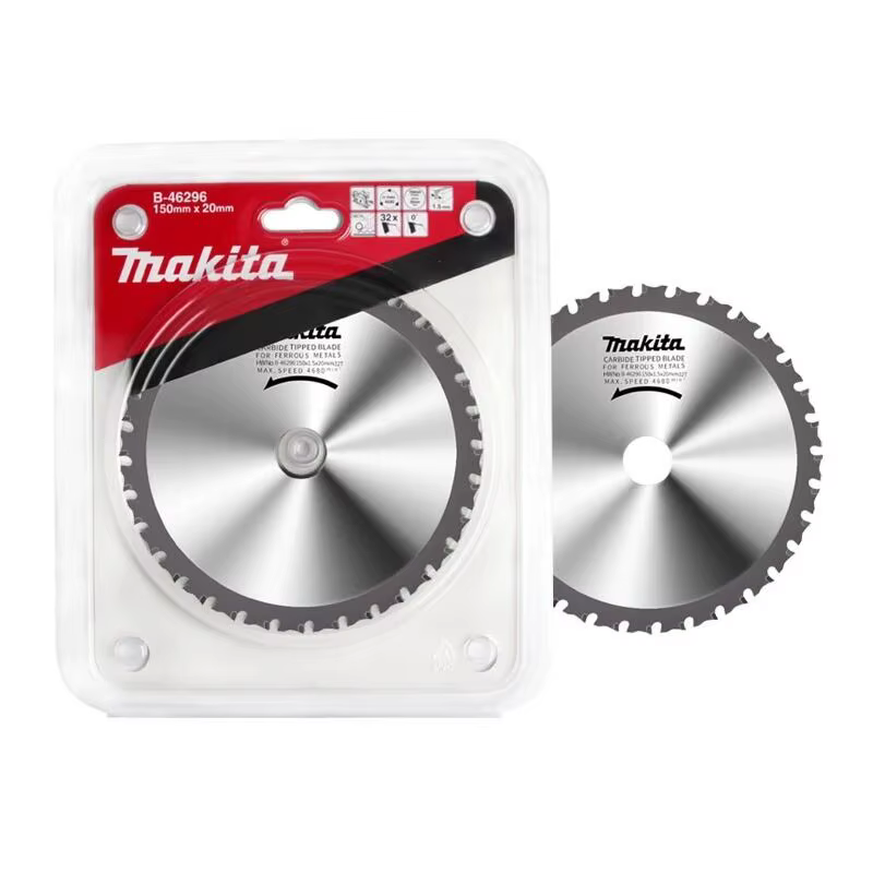 Lame de scie à métaux originale Makita B-46296, 150x20x32T, coupe rapide et lisse, accessoires pour outils de scie circulaire