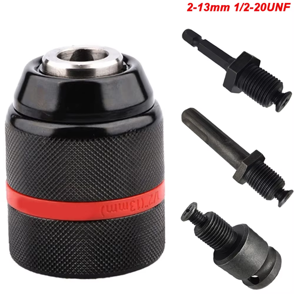 Mandrin de perçage sans clé en métal JENTORIX 2mm-13mm