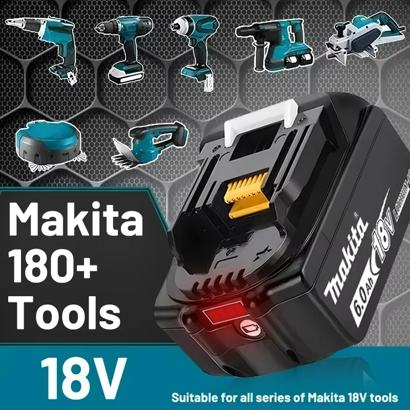 Batterie Makita originale 18V 6.0Ah Li-lon rechargeable