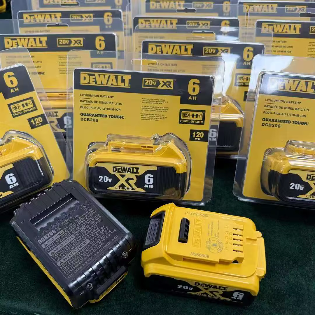 Batterie d'origine DeWalt 6.0Ah/5.0Ah 20V remplaçable DCB184 DCB200 DCF892 DCF845 DCF850 DCF911 DCD800 DCD805 pour outils