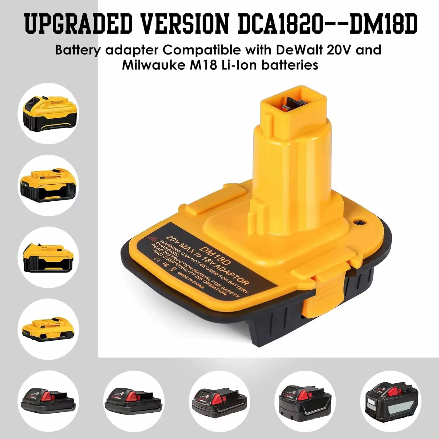 Prolongez la durée de vie de vos outils DeWalt XPR : Adaptateur lithium