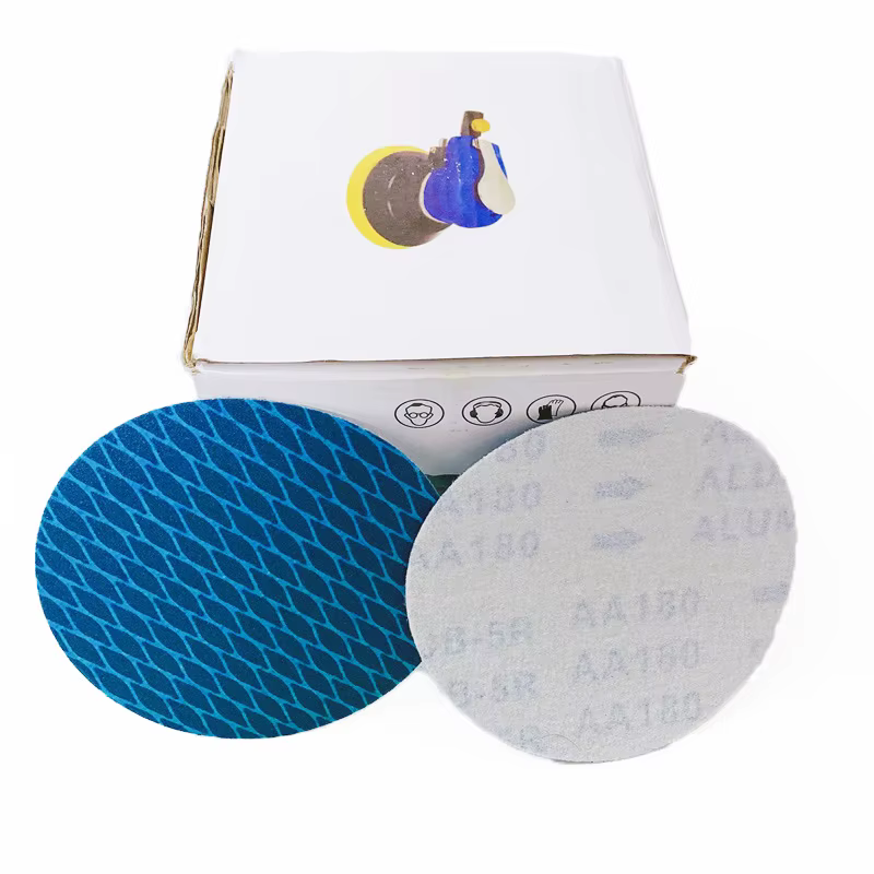 10 pièces disque de ponçage 5 pouces 125mm ponceuse orbitale papier de verre tampons à crochet et boucle outils