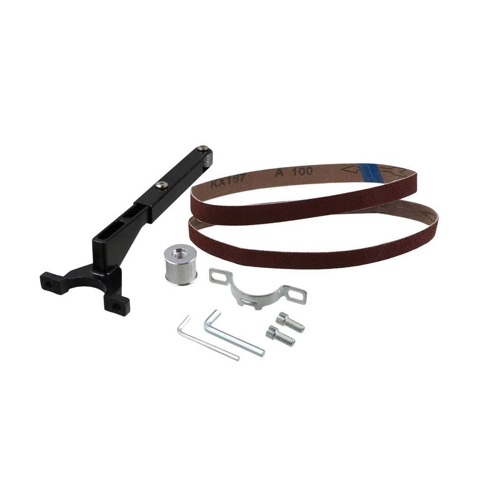 Ponceuse à bande abrazive pour meuleuse d'angle