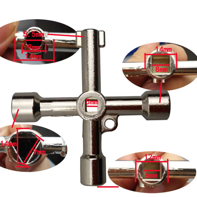 Clé multifonctionnelle 4 en 1