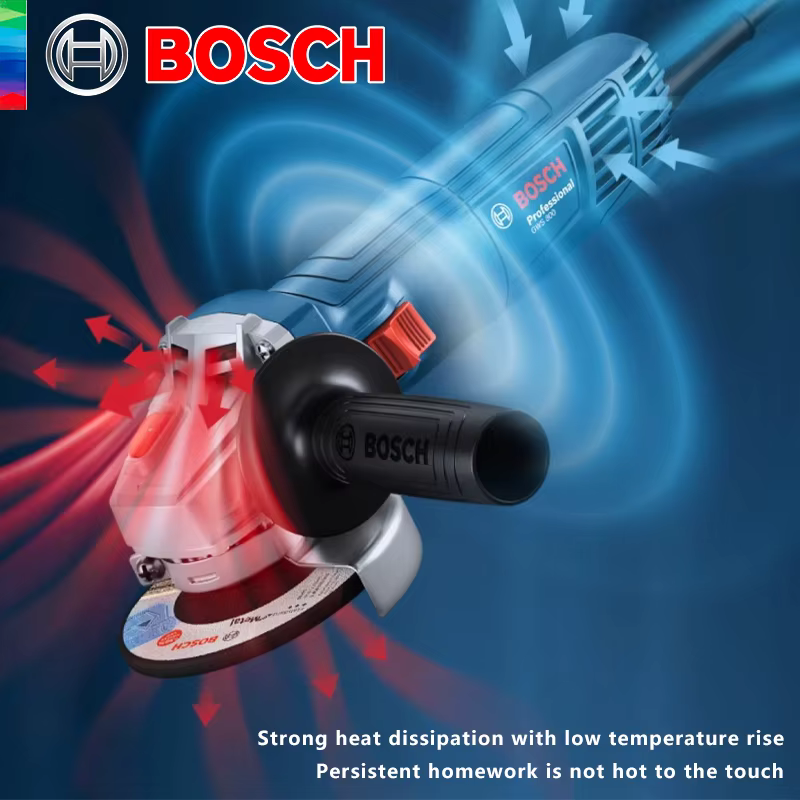 Original Bosch GWS 7-100 meuleuse d'angle filaire 220V polissage Machine de découpe 100mm disques électrique