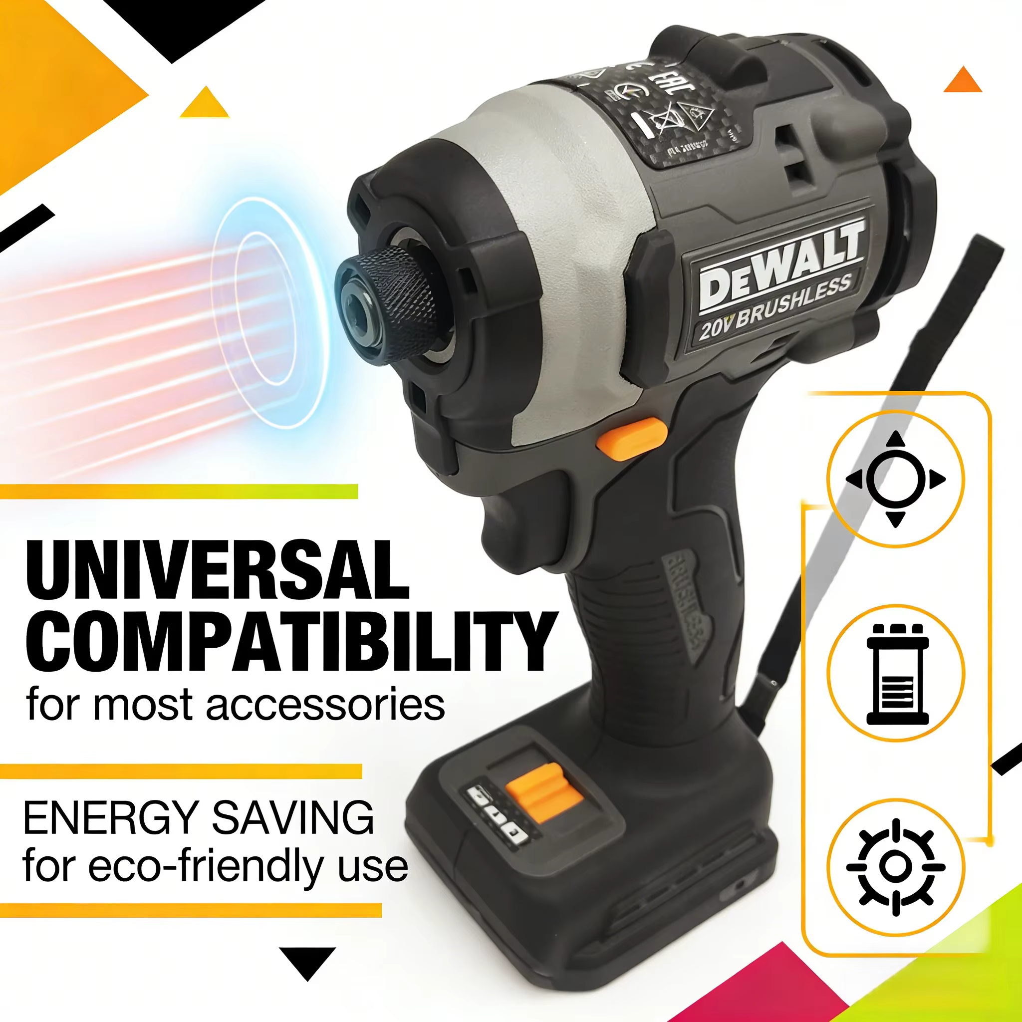 Perceuse à percussion sans fil DeWalt DCF85M : tournevis électrique multifonction