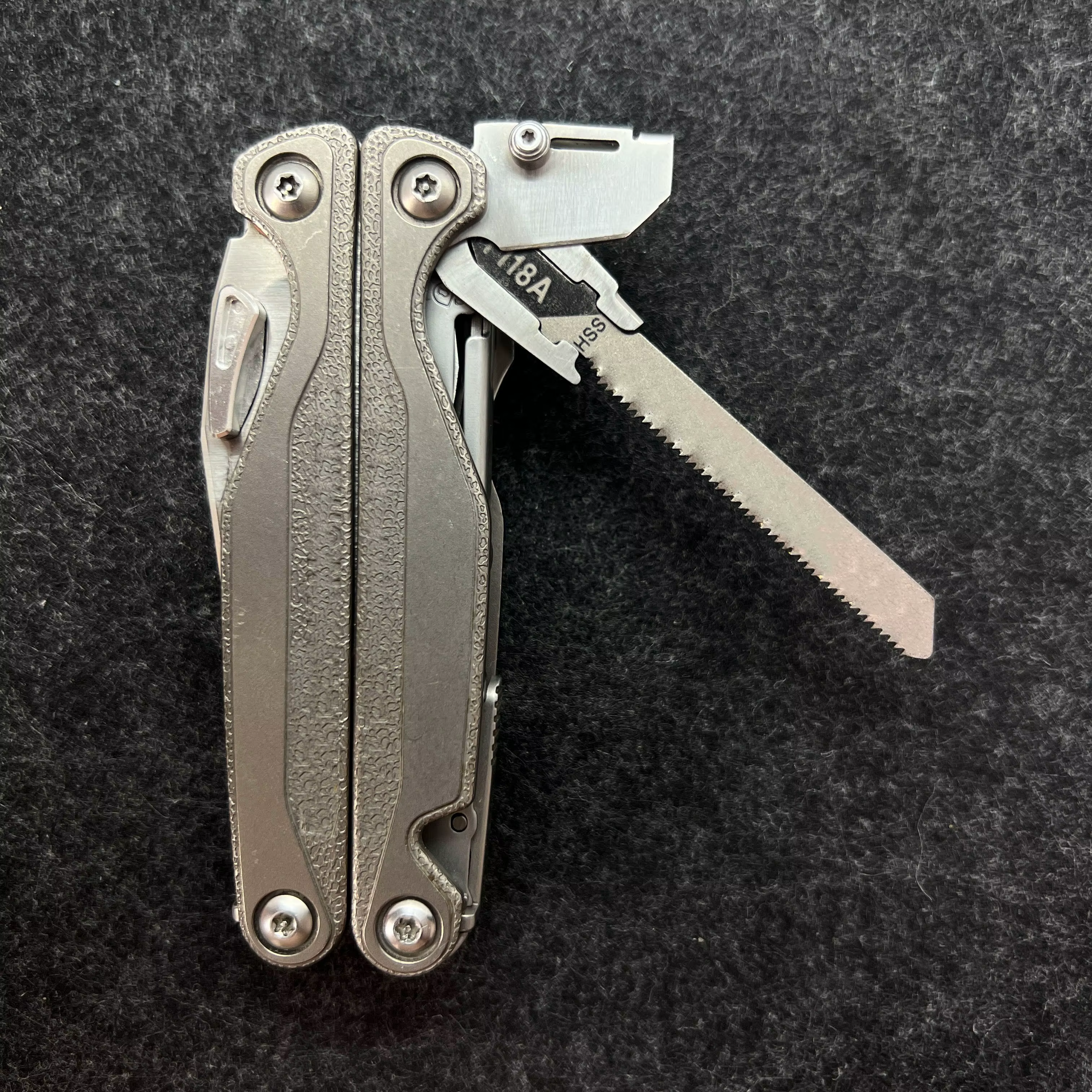 Support de scie à tige en T en acier inoxydable avec poignée pour Leatherman Charge TTI Wave Signal