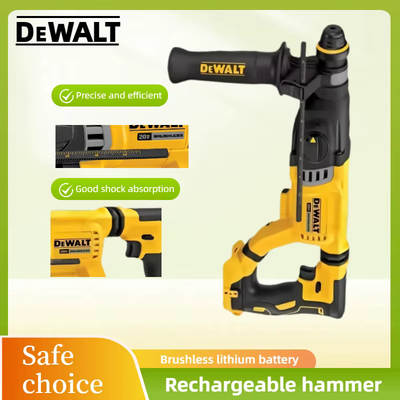 Perceuse à percussion sans fil DEWALT Professional DCH263 20V : Outil de perçage de béton robuste (sans batterie)