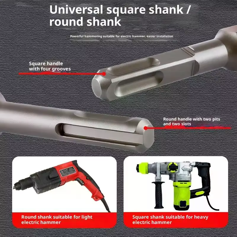 1 pièce Mèche de perçage SDS PLUS en acier forgé 33/34/35mm pour tige de mise à la terre