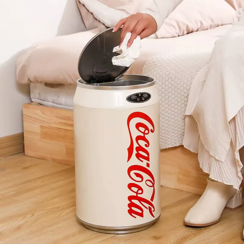Poubelles de Cuisine Intelligentes avec Couvercle à Ouverture existent par Induction, Poubelle Créative pour Salon et Chambre à Coucher, Outils et Accessoires pour Livres