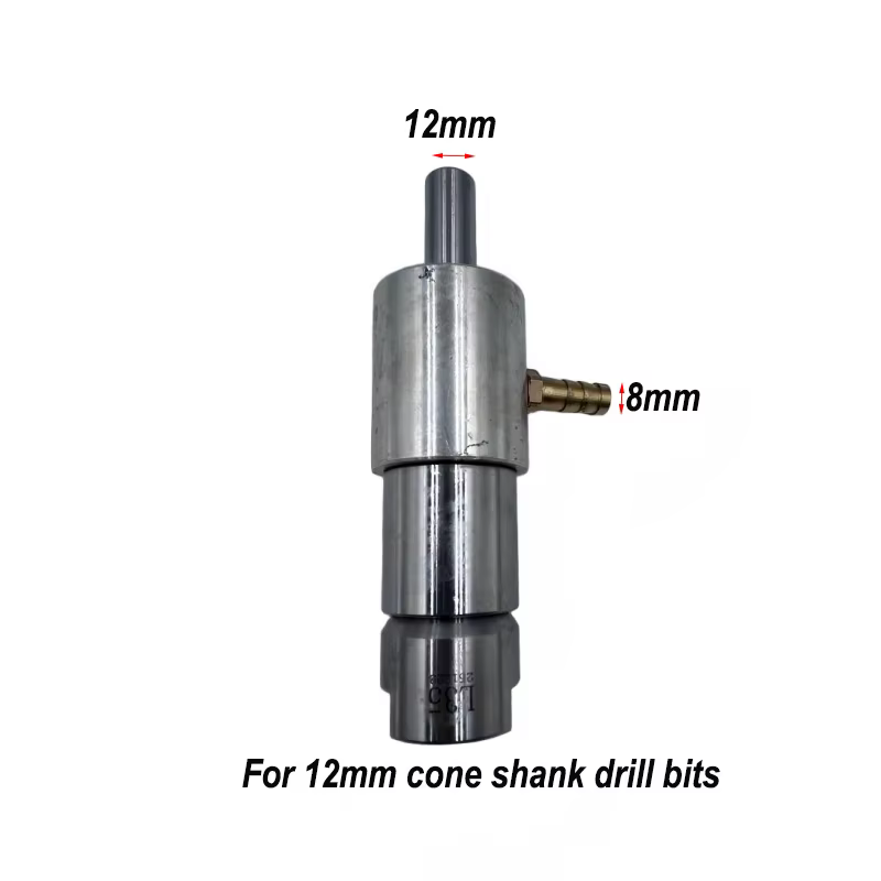 Connecting Drill Bit With Water Pipe Use For Glass Drilling Machine