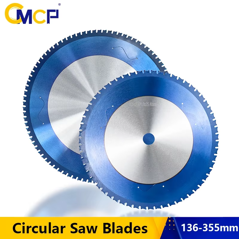 Lames de scie circulaire 136-355mm disque de coupe en métal revêtement Nano bleu