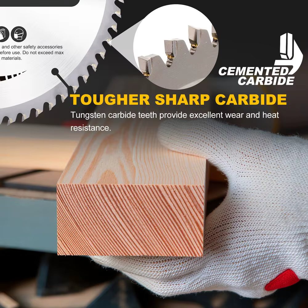 CMCP 1 pièce 12 ''300mm lame de scie circulaire en carbure 60 dents TCT disque de coupe du bois alésage 30mm