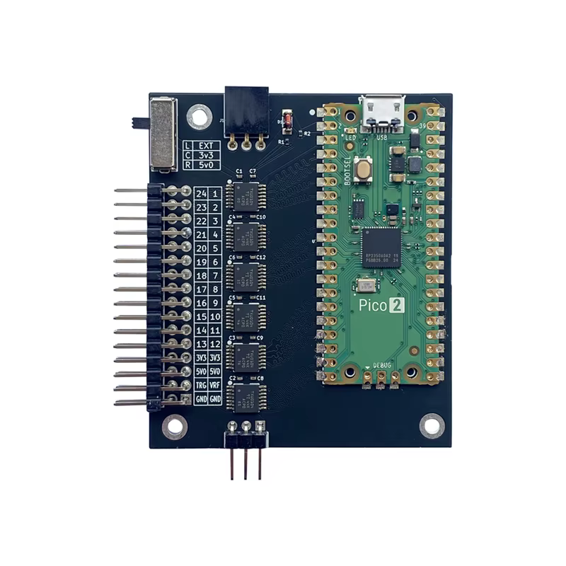 Le logiciel d'analyseur logique AA08I V6.0 RP2350 Pico 2 400 MHz 24 canaux est disponible pour Windows