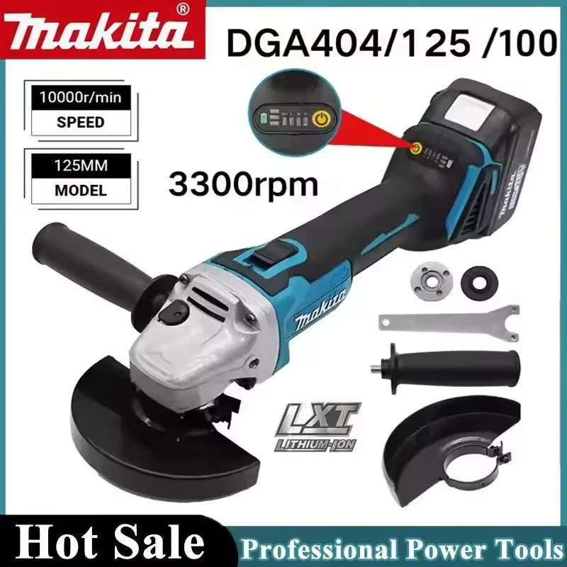 Meuleuse d'angle électrique sans fil Makita 18V DGA404 125/100mm
