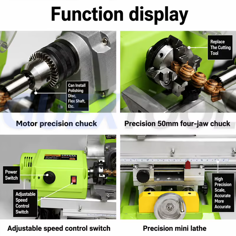 Petite perceuse d'établi de tour de travail de calcul de bricolage