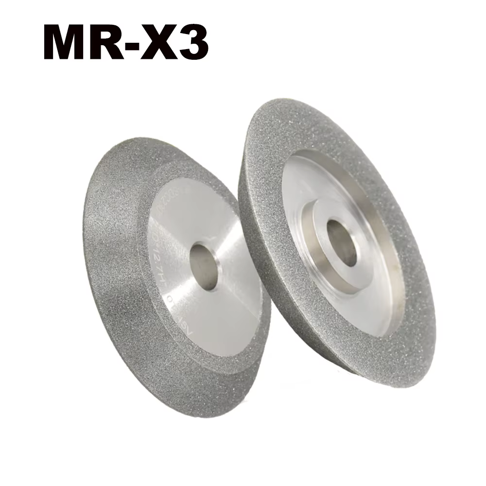 MR 20G 78-125mm CBN meule SDC cercle de meulage 230 grain meuleuse pour carbure métal tungstène acier fraise