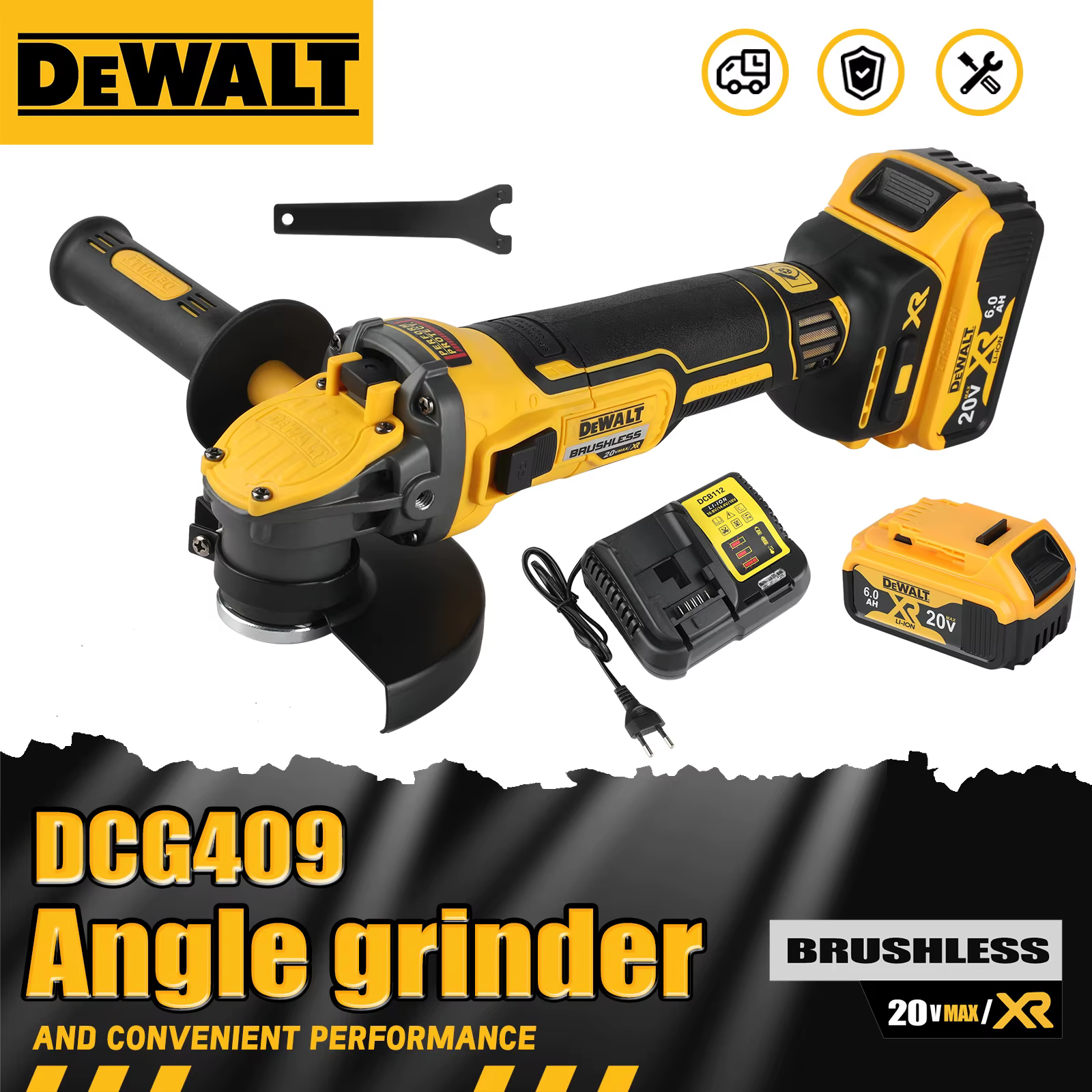 Meuleuse d'angle DCG409