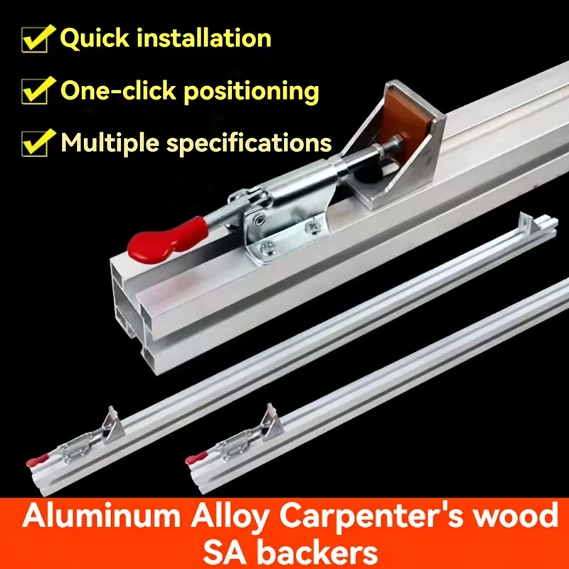 Pince de planche de bois de clôture de scie de Table d'alliage d'aluminium pour la règle de guidage de Machine de
