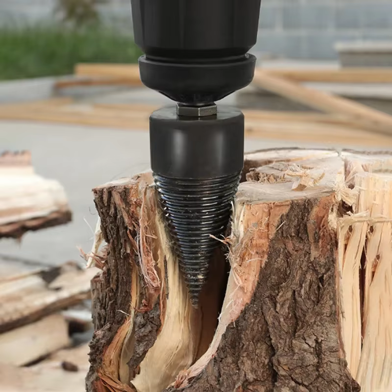 1 ensemble 32-50mm séparateur de bois de chauffage Machine foret cône