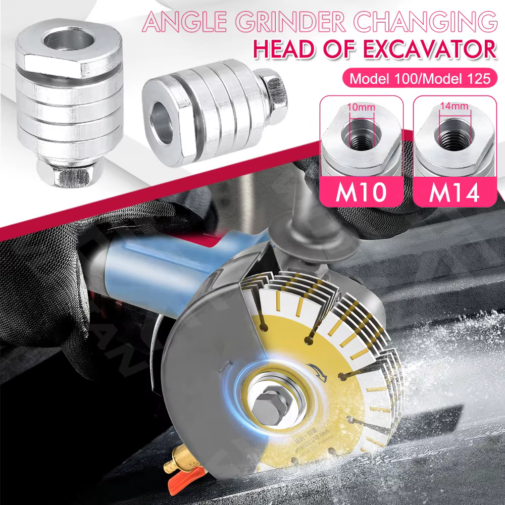 Adaptateur de meuleuse d'angle M10/14 vers machine à rainurer