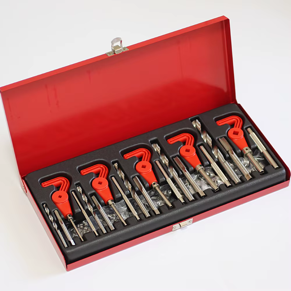 Nouveau Style 131 pièces outil de réparation de filetage M5 M6 M8 M10 M12 clé à molette outils