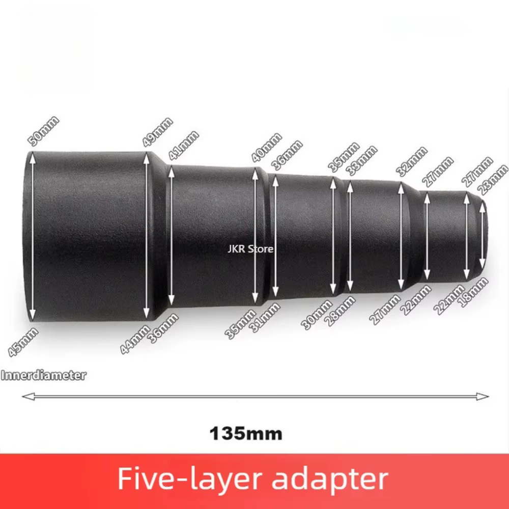 Kit d'adaptateurs universels pour tuyau d'aspirateur 50-23mm pour ponceuse