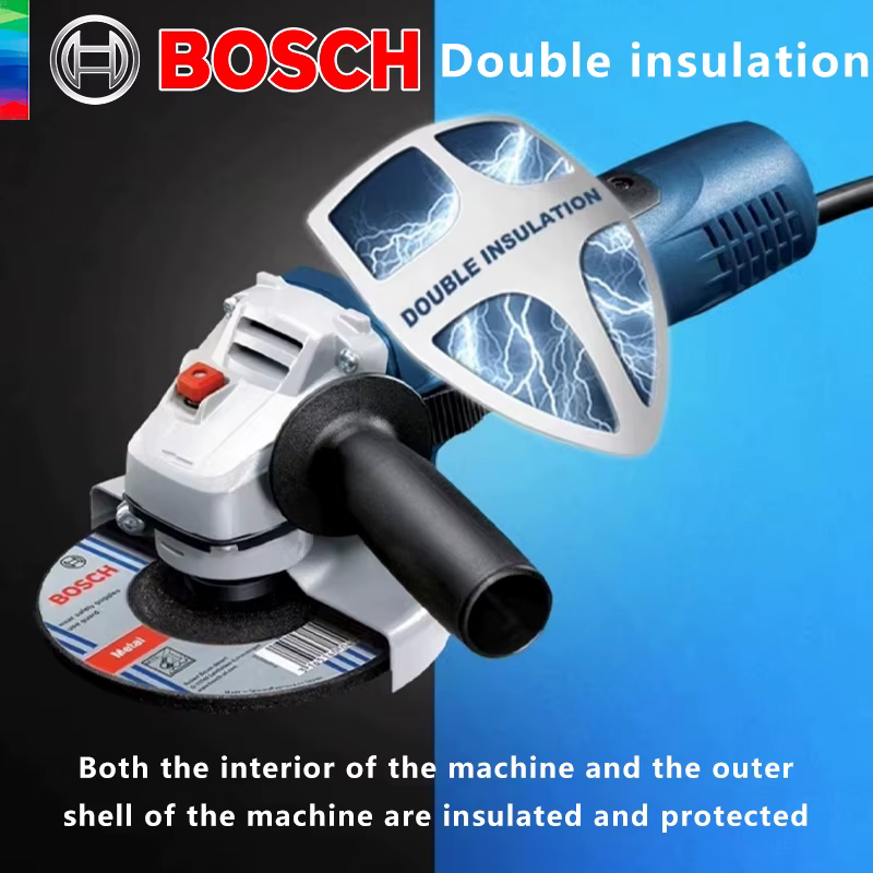 Original Bosch GWS 7-100 meuleuse d'angle filaire 220V polissage Machine de découpe 100mm disques électrique