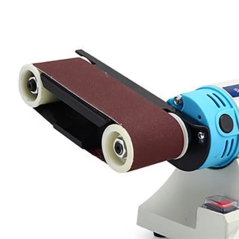 Tête de bande abrasive gauche/droite pour machine à polir