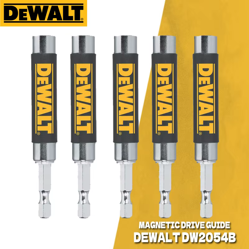 DEWALT DW2054 Guide d'entraînement magnétique foret tige hexagonale 1/4 pouces tournevis électrique manchon de guidage Compact accessoires pour outils électriques