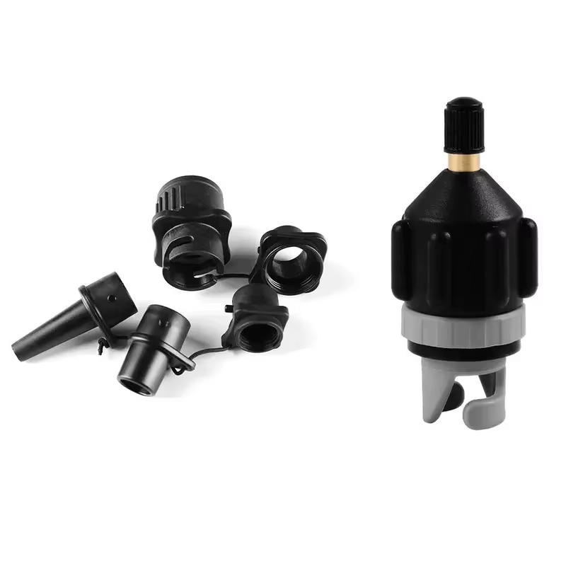 Kit d'adaptateurs de valve d'air multifonction pour planche de SUP, adaptateur de pompe gonflable pour bateau à pagaie, kayak, connecteur de pompe à valve d'air combiné