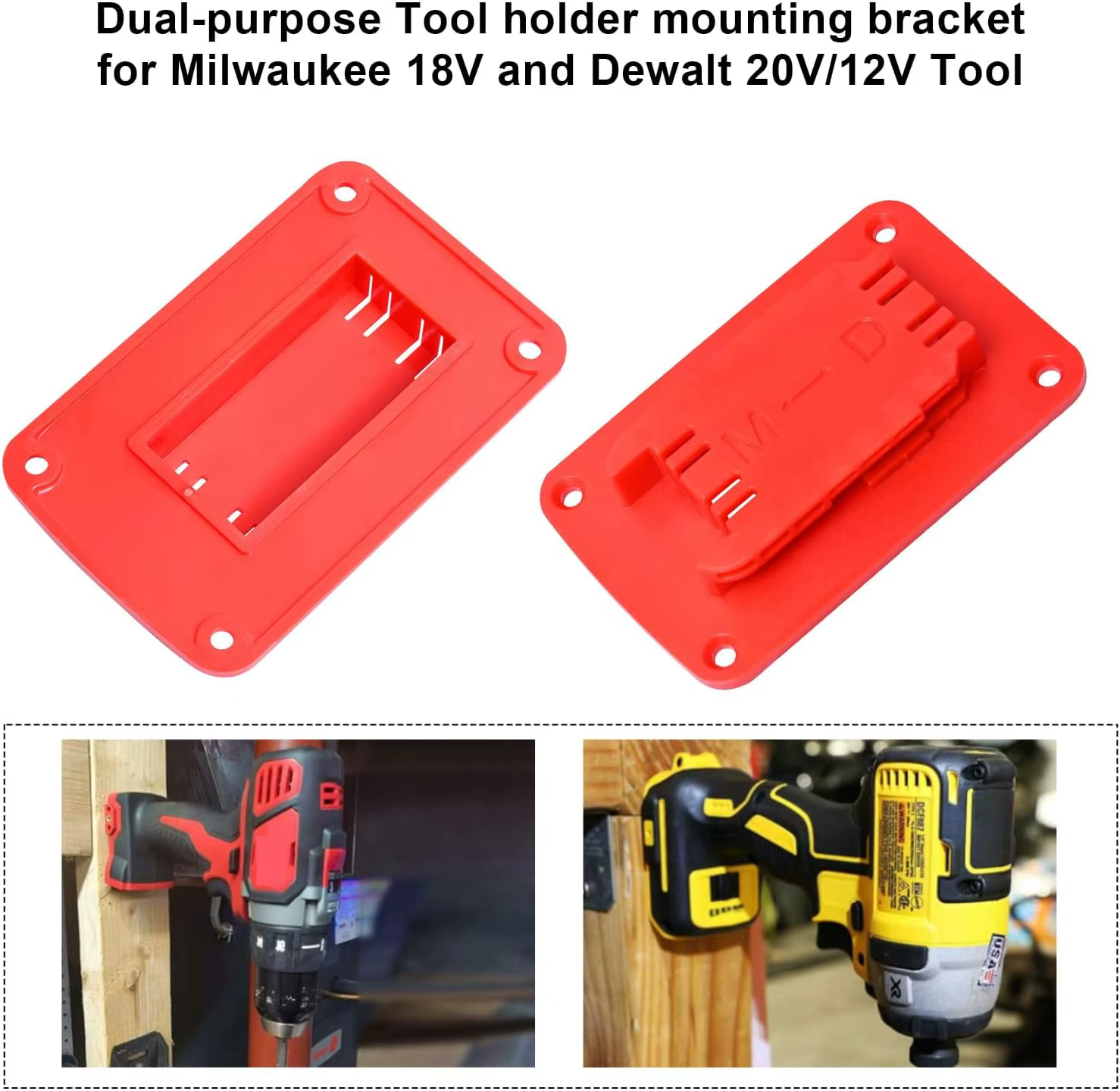 Porte-outils pour support de perceuse Dewalt 20V