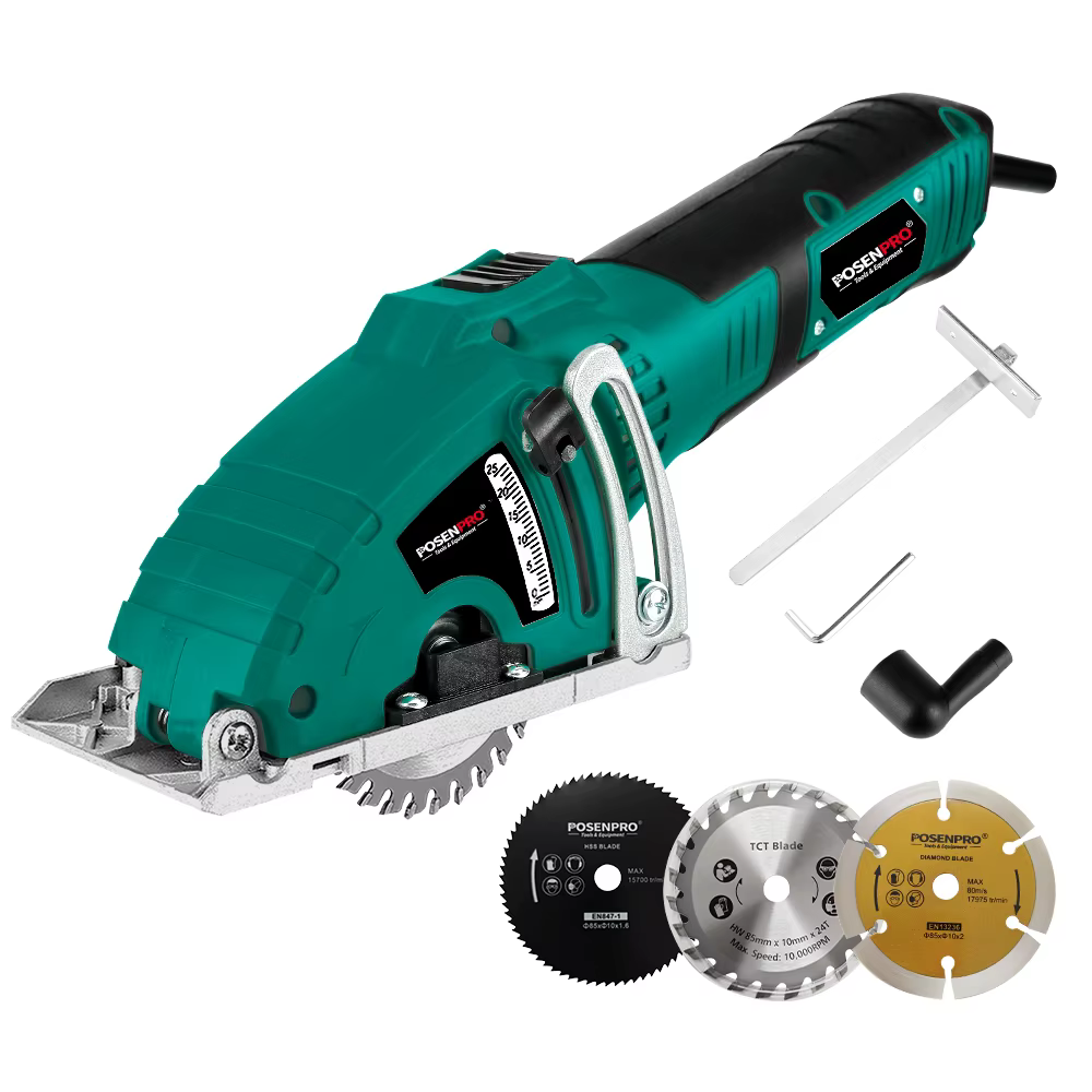 Mini scie circulaire électrique 600W