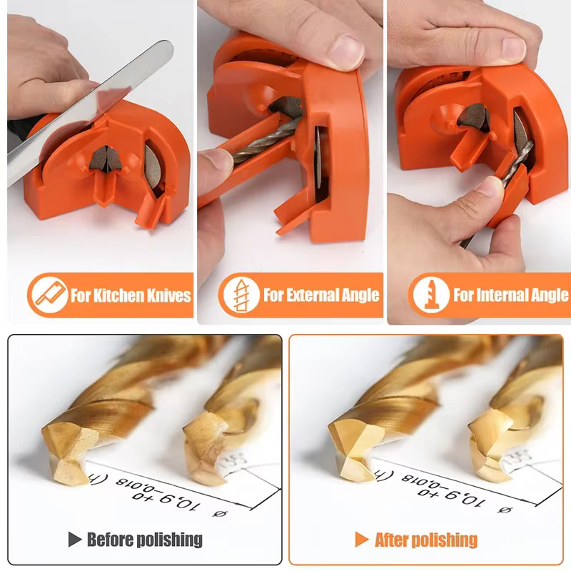 Affûteur de couteaux de perceuse à percussion électrique