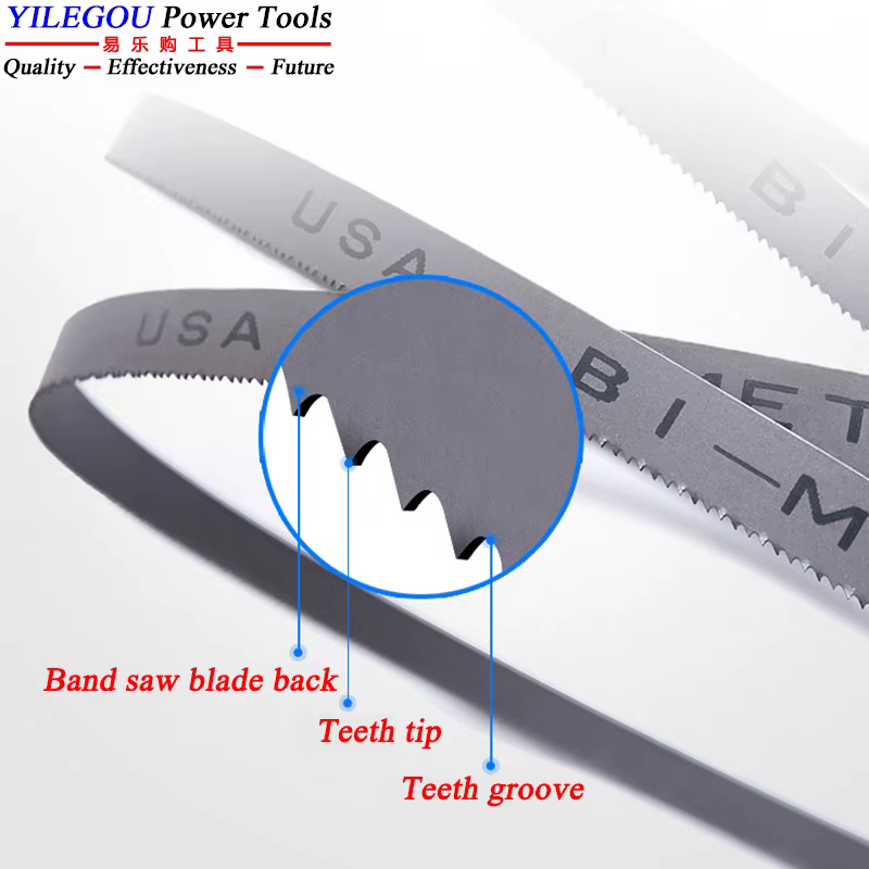 1140 1440 1640mm bimétallique 1/2" lame de scie à ruban. 1735 1840 2160 2215 2240 2750mm