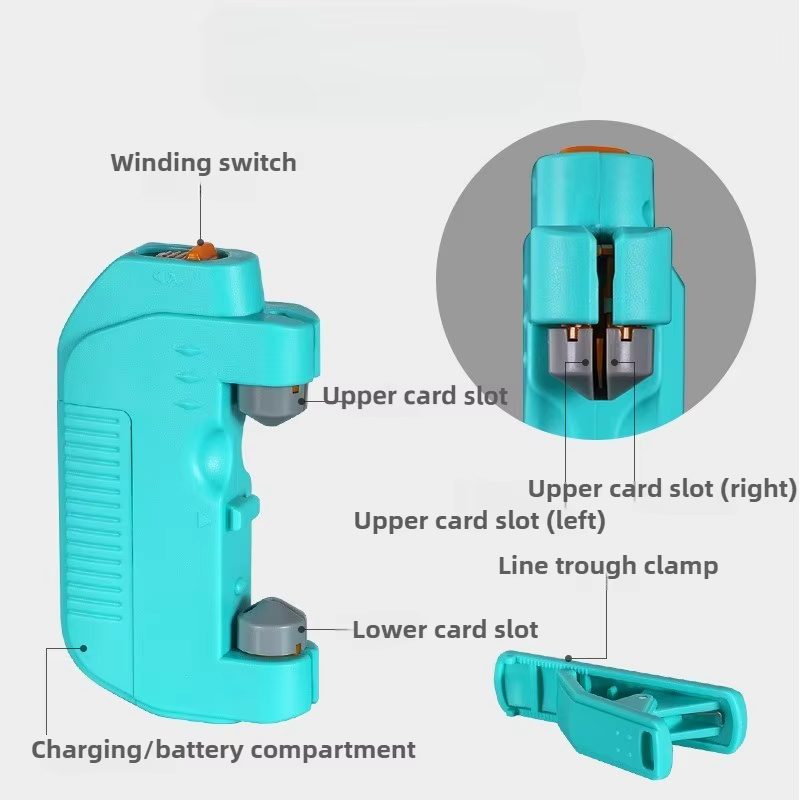 Outil Électrique pour Nouer les Nœuds de Pêche – Machine à Nouer Rapide pour Hameçons et Lignes de Pêche GT – Attrezzage pour Nouer les Nœuds de Ligne de Pêche