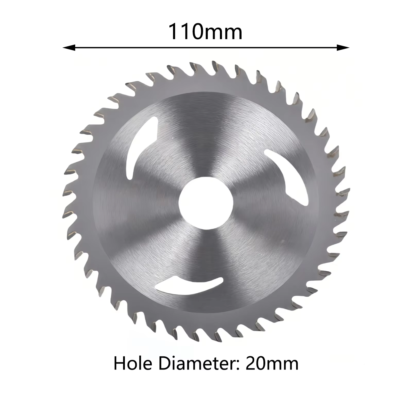 1 pièces 4 "110mm lame de scie circulaire disque de coupe du bois 30/40 dents 20mm alésage