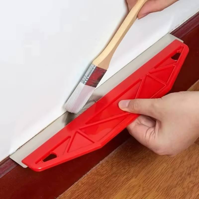 Bordure de peinture robuste jaune avec poignée ergonomique – Outil